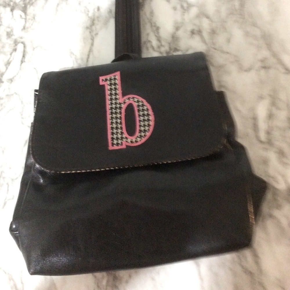 Fashion Express Crossbody/Back Pack/Bag Black w/ B Initial Personalized …
